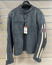 Blouson cuir Homme Indian perforated route M neuf