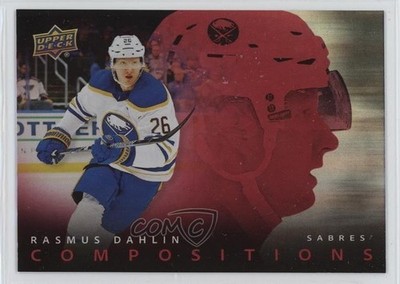 2025-26 Upper Deck Series 1 Compositions Red 133/199 Rasmus Dahlin #CMP-12 1da5