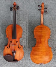 RESTORED VINTAGE 4/4 VIOLIN LABELED LUCIANO SDERCI FLORENCE ITALY WITH CASE 1949