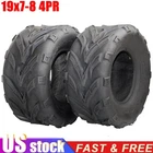 2 Pack 19x7-8 ATV Tires 19x7x8 4PR Mud Trail Tires All Terrain Tubeless 19 7 8
