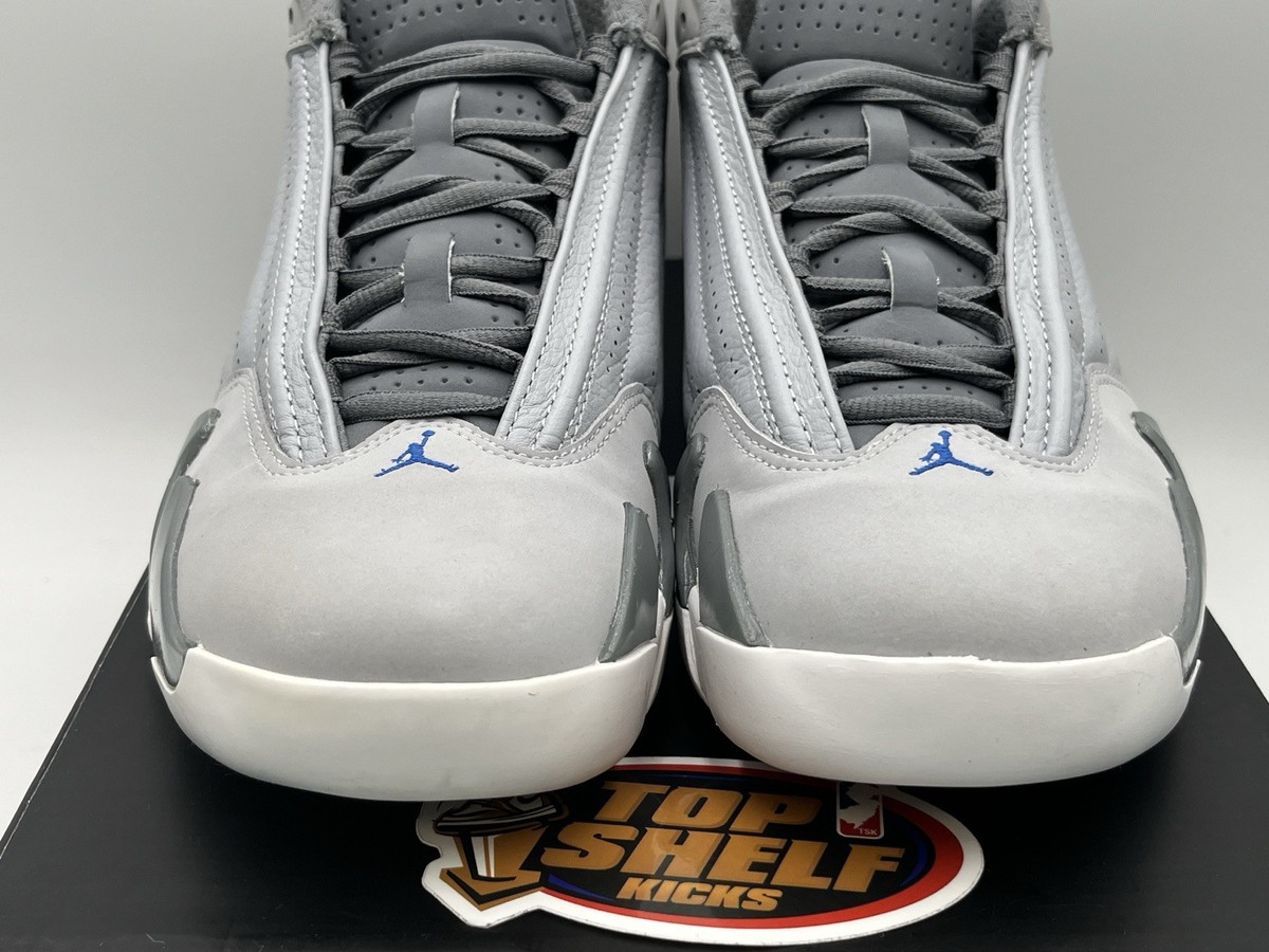 Nike Air Jordan Retro 14 Wolf Grey 2014 Size 9 Authentic 