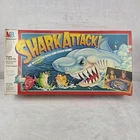 Vintage 1988 Milton Bradley Shark Attack Motorized Board Game Complete Tested