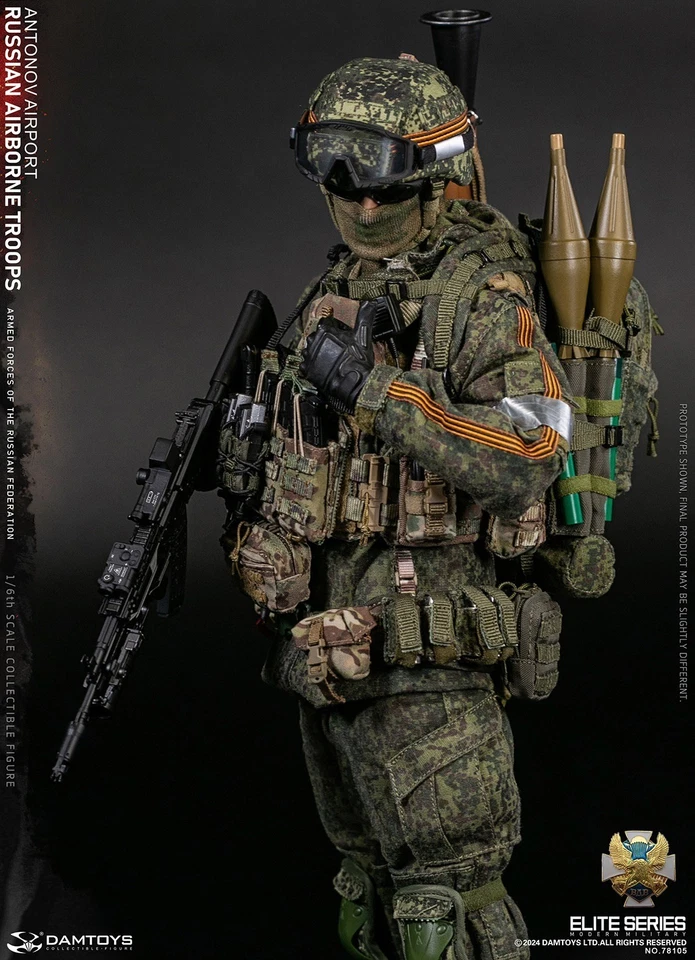 DAMTOYS 78105 RUSSIAN AIRBORNE TROOPS ANTONOV AIRPORT SENIOR RIFLEMAN 1/6 FIGURE - Image 3 of 4