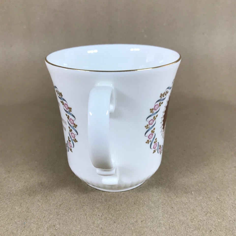 Royal Doulton 80th Birthday Queen Mother Loving Cup - Image 2 of 4