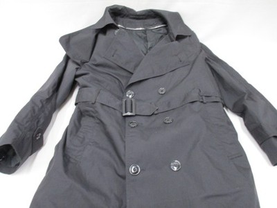 USGI BLACK MILITARY TRENCH COAT DRESS UNIFORM JACKET ARMY ASU RAINCOAT w.  LINER | eBay