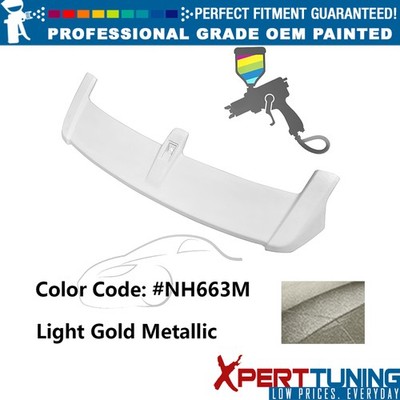 Fits 07-11 Honda CRV OE Style Painted #NH663M Light Gold Metallic Trunk Spoiler