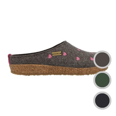 HAFLINGER - Grizzly Cuoricini - Clogs