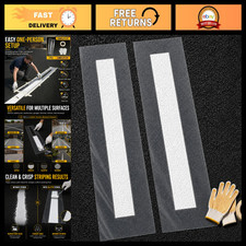 2-Pack 4"x108" Parking Lot Line Stencil for Pavement Striping  Marking