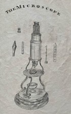 Georgian 1817 Hand Drawn Apprentice Medical Scientific Manuscript & Indentures