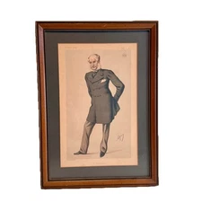 Vanity Fair 1876 Magazine Signed Cover "The Conservative"