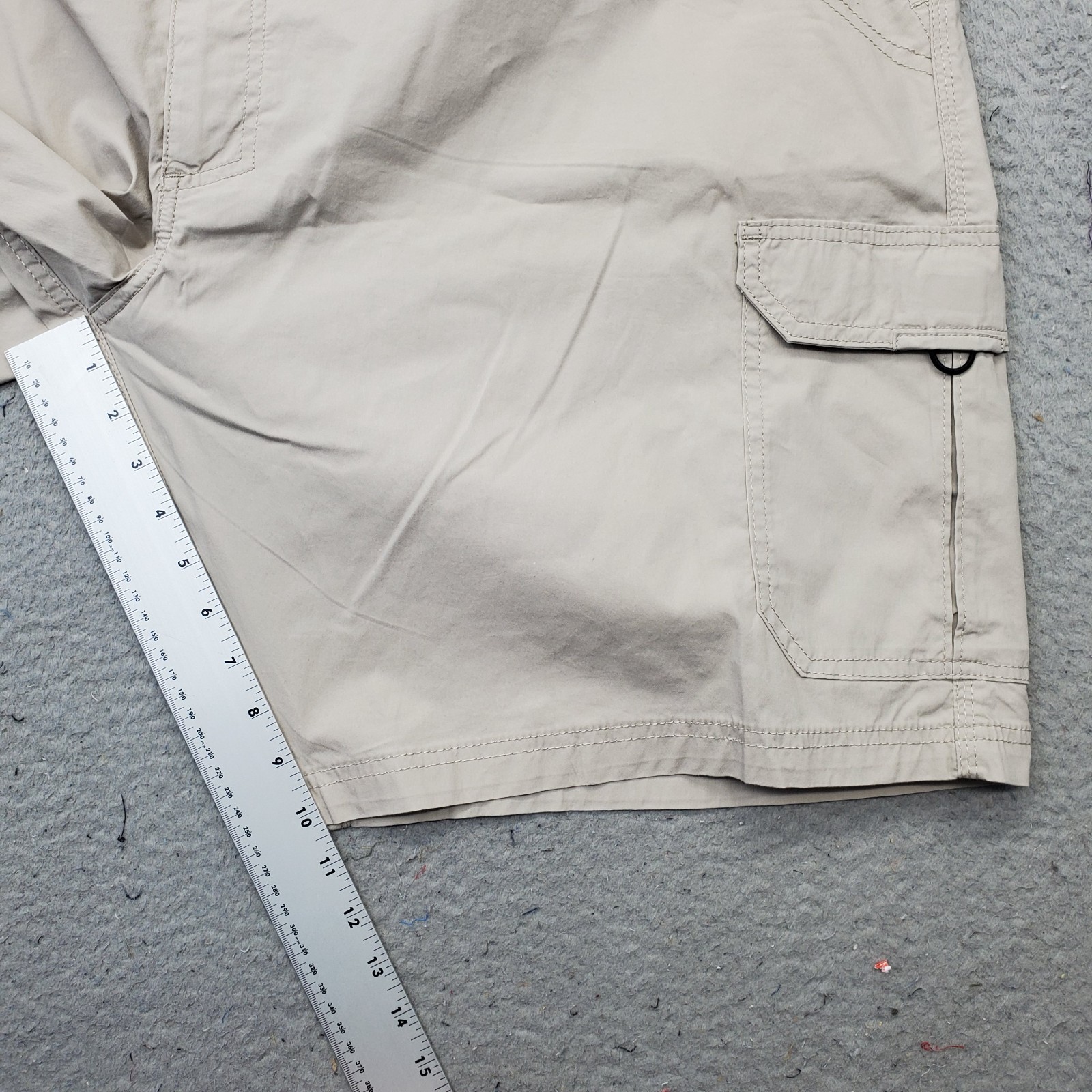 Lee Extreme Motion Cargo Shorts Mens 54 Brown Stretch Performance Relaxed Fit thumbnail 4