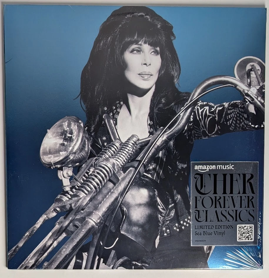 Cher – Forever Classics (2024, Sea Blue Vinyl, Limited Edition 2LP). Brand New - Image 3 of 4