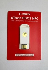 IDENTIV UTRUST FIDO2 NFC SECURITY KEY USB-A FIDO FIDO2 U2F PIV T8-D17