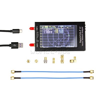 4.3'' HF/VHF/UHF NanoVNA-V2 F 50Khz-3Ghz Network Analyzer Antenna Analyzer #zb