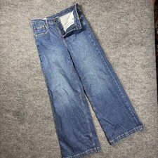 Gap womens high rise stride wide leg jeans size 28/ 6R