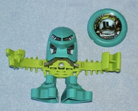2001 McDonalds Lego Bionicle TOHUNGA - Promotional Toa Matoran Set + Rahi Comic