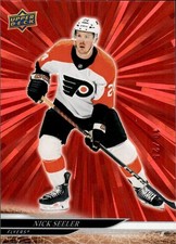2024-25 Upper Deck Outburst Red #598 Nick Seeler /25 - Philadelphia Flyers