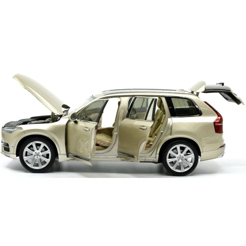 1:18 Scale Paudi Volvo XC90 Miniature Toy Gold/Brown Car Diecast Model Gifts - Image 3 of 4
