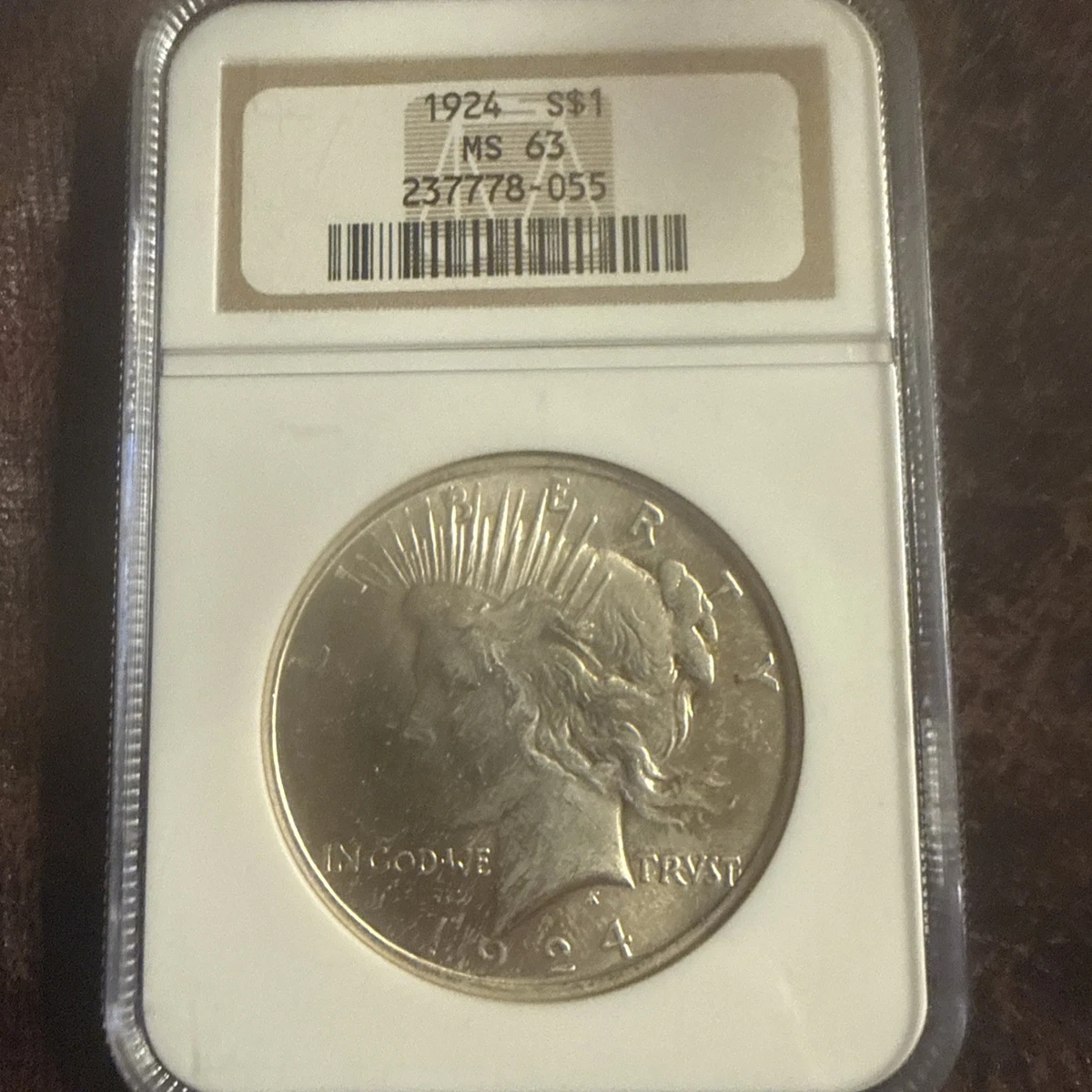 MS 63 Graded 1924 Year Peace Dollars (1921-1935) for sale | eBay