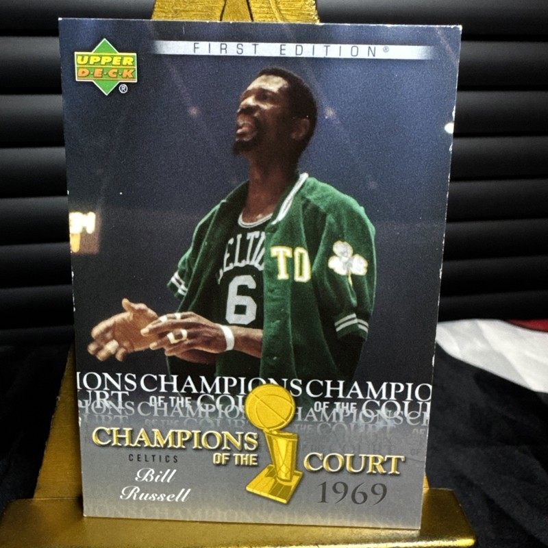 Upper Deck Bill Russell Boston Celtics Champions of the Court 1969 #CC-BR