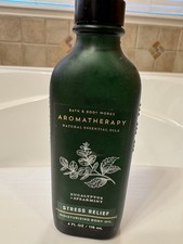 Bath  Body Works, Aromatherapy "STRESS RELIEF" ESpearmint Body Oil 4 fl oz NEW