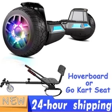 8.5'' LED Hoverboard / Go Kart Seat Off Road Bluetooth Electric Self-Balancing