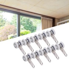 10x 2 Rad Laufkatze Montage Rollen Gleitrolle Lagerwagen Montage