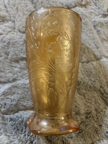 Vintage Floragold Jeanette Glass Company Louisa