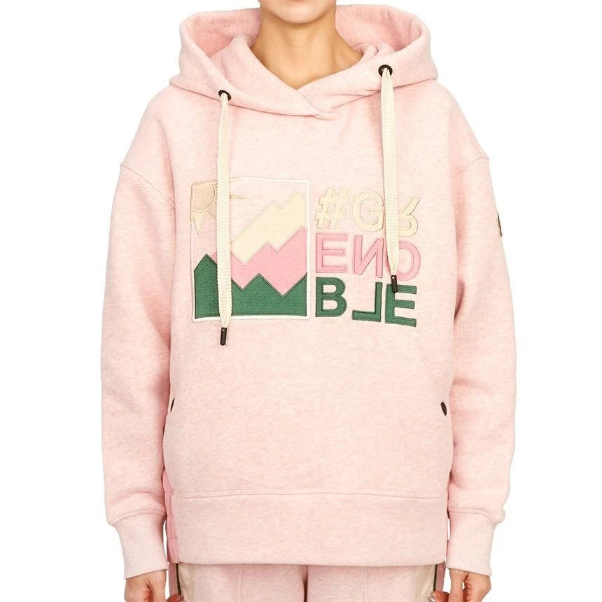 Moncler Grenoble felpa con cappuccio donna in pile 67124064