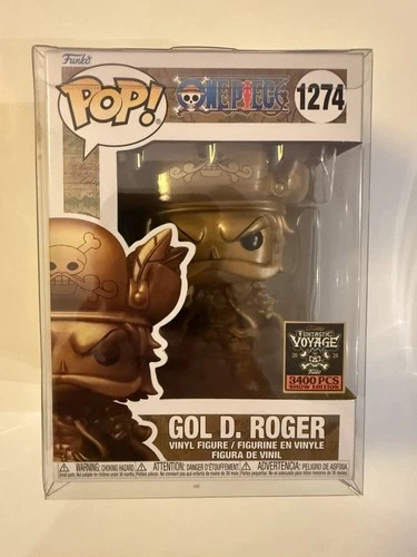 SDCC Funko Fundays Exclusive One Piece #1274 GOLD Gol D. Roger Pop LE 3400