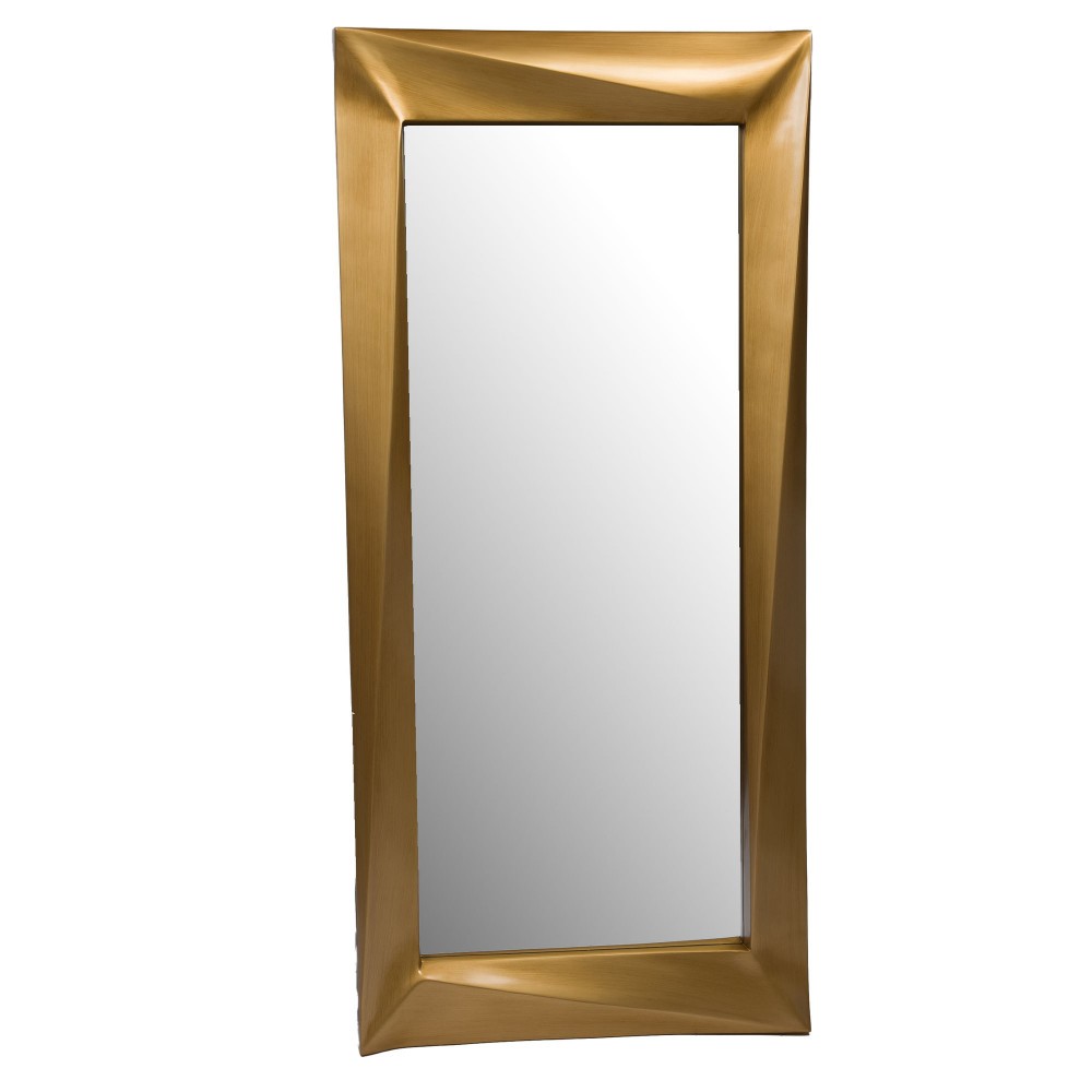 Miroir Cardif doré H170 cm en verre de dimensions 79.50x7.00 cm