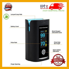 LOT Oximeter Pulse Fingertip SpO2 Heart Rate Blood Oxygen Saturation Monitor APP