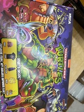 Neca Stern Pinball TMNT Shredder Figure Crate XL T-Shirt Beanie Pins Patch