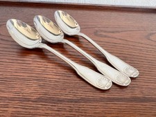 Christofle Vendome Arcandia 3 cucharaditas enchapadas en plata de ley 13,5 cm/Christofle