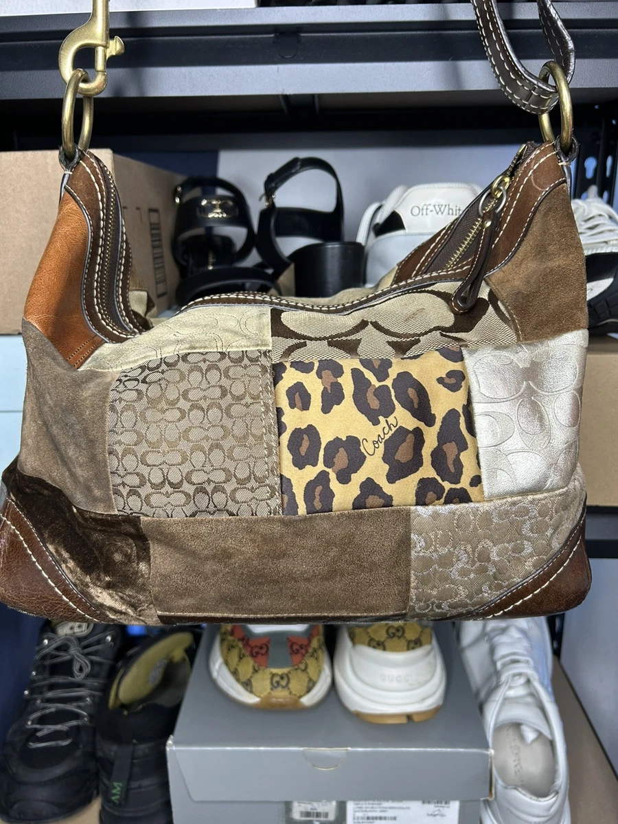 ショルダーバッグ COACH Signature Patchwork Shoulder Bag COACH Bleecker Patchwork Plaza Shoulder Bag 25 | Dillard's