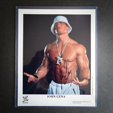 WWE John Cena P-809 Signed Original 8x10 Promo Photo Beckett Wrestling Autograph