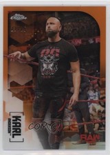 2020 Topps Chrome WWE Orange Refractor 23/25 Karl Anderson #36 13iq