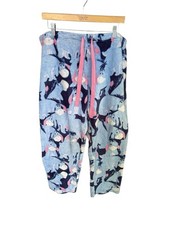 Disney Pajama Pants Womens XL Blue Sleepwear Fleece Winnie The Pooh Eeyore