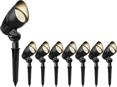 Outdoor Low Voltage Landscape Light Kit 11 Watt 300 Lumen 2700K Warm White LED S