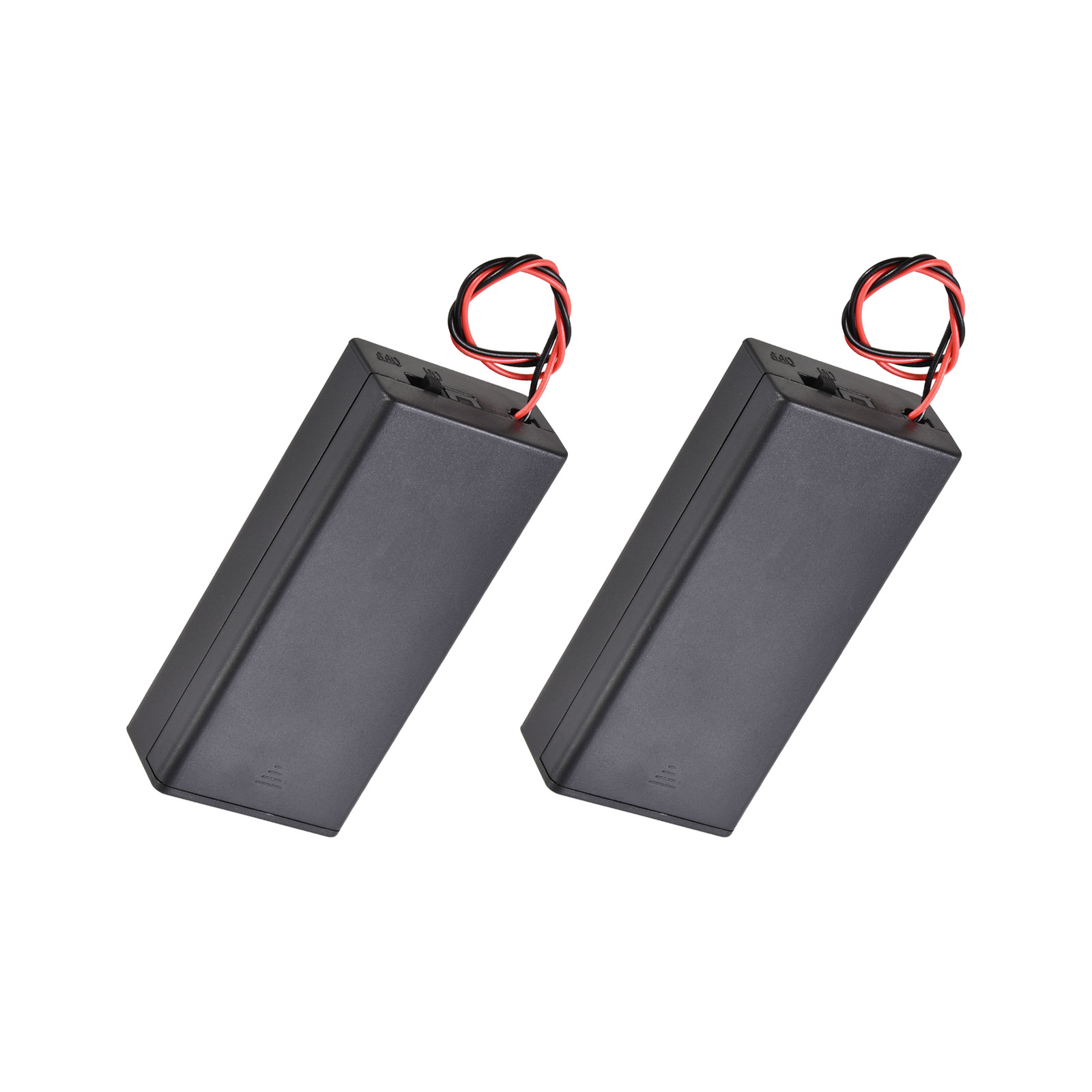 2 Pack 2 x 3.7V 18650 Battery Holder with Wire Switch Cover for DIY Projects