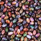 Glass Barrel Beads Assorted lot 7mm Mixed Jewelry Supplies Bulk 30pcs