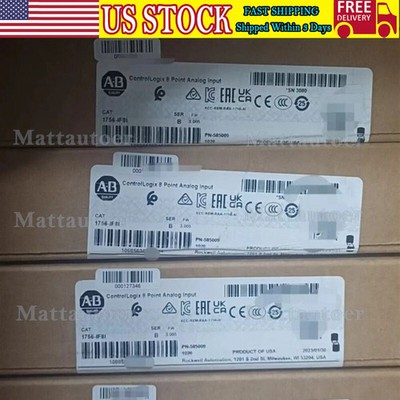 Factory Sealed AB 1756-IF8I ControlLogix 8 Point Analog Input Module US Free Tax