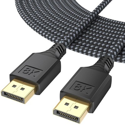 DteeDck DisplayPort Cable 1.4 15FT, DP Display Port Cord (8K@60Hz, 4K@144Hz, ...