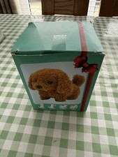 Interactive Plush Puppy Toy Battery Operated Walking Barking Dog Soft Realistic