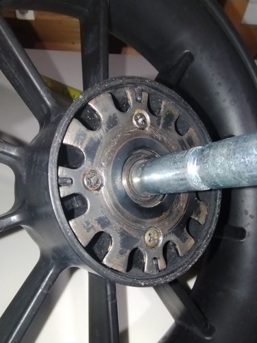 Evenflo Xpand Stroller Replacement Part. Rear wheel only. 10" - Picture 5 of 14