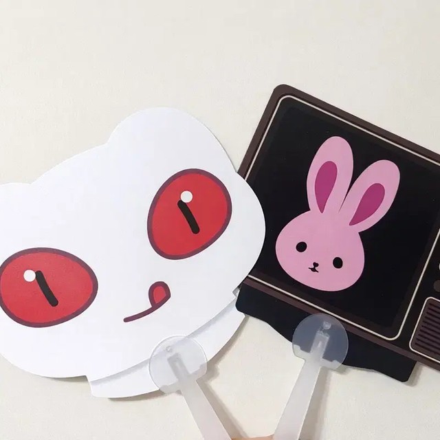 Horror-themed Hologram Poster & Popup Fan Set (Unopened)