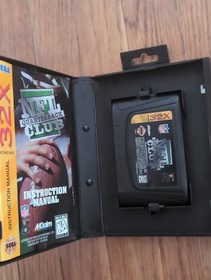 NFL Quarterback Club (Sega 32X, 1995) Complete CiB Great Condition