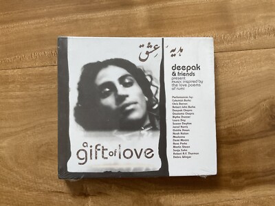 Deepak & Friends Gift Of Love CD Rare Edition With Book Poems Of Rum