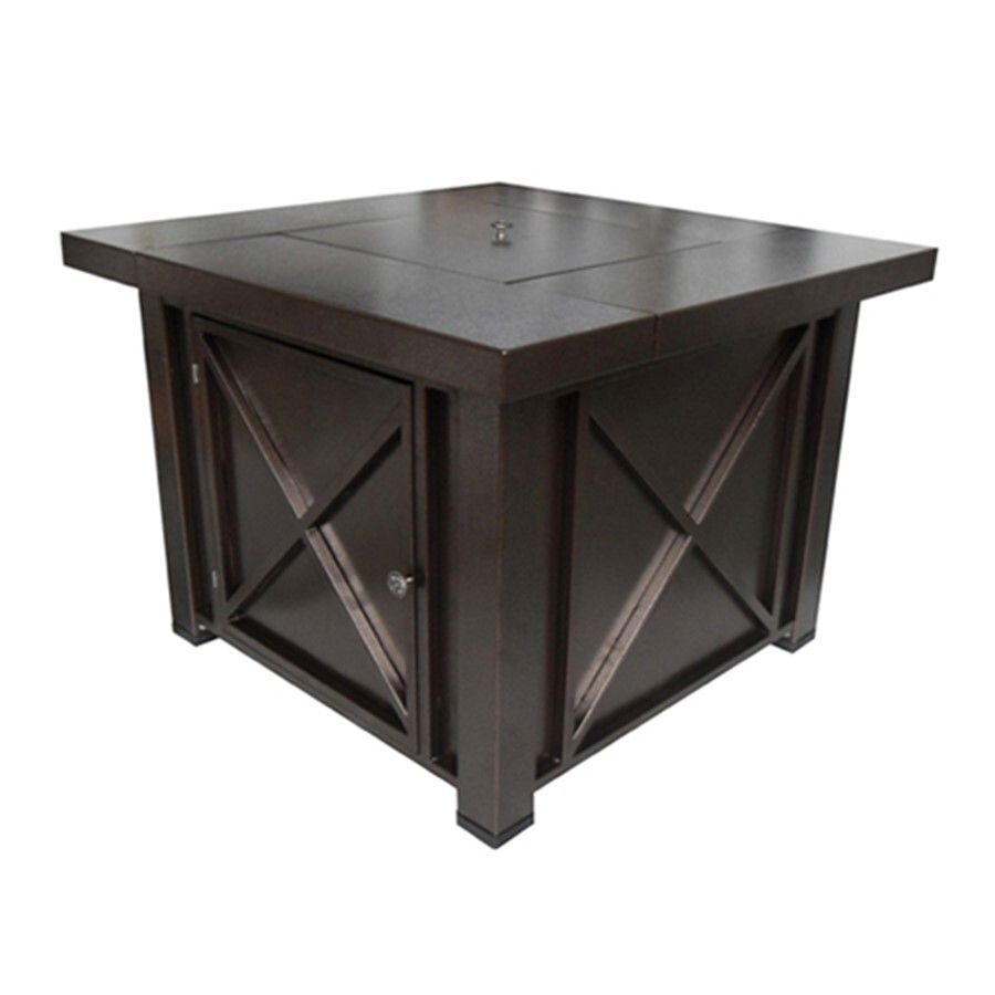 AZ Patio Heaters 38" Decorative Steel Firepit in Bronze - GSF-DGH