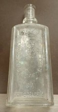 QUACK DANDRUFF CURE BOTTLE-Speicher-Philadelphia-1880s